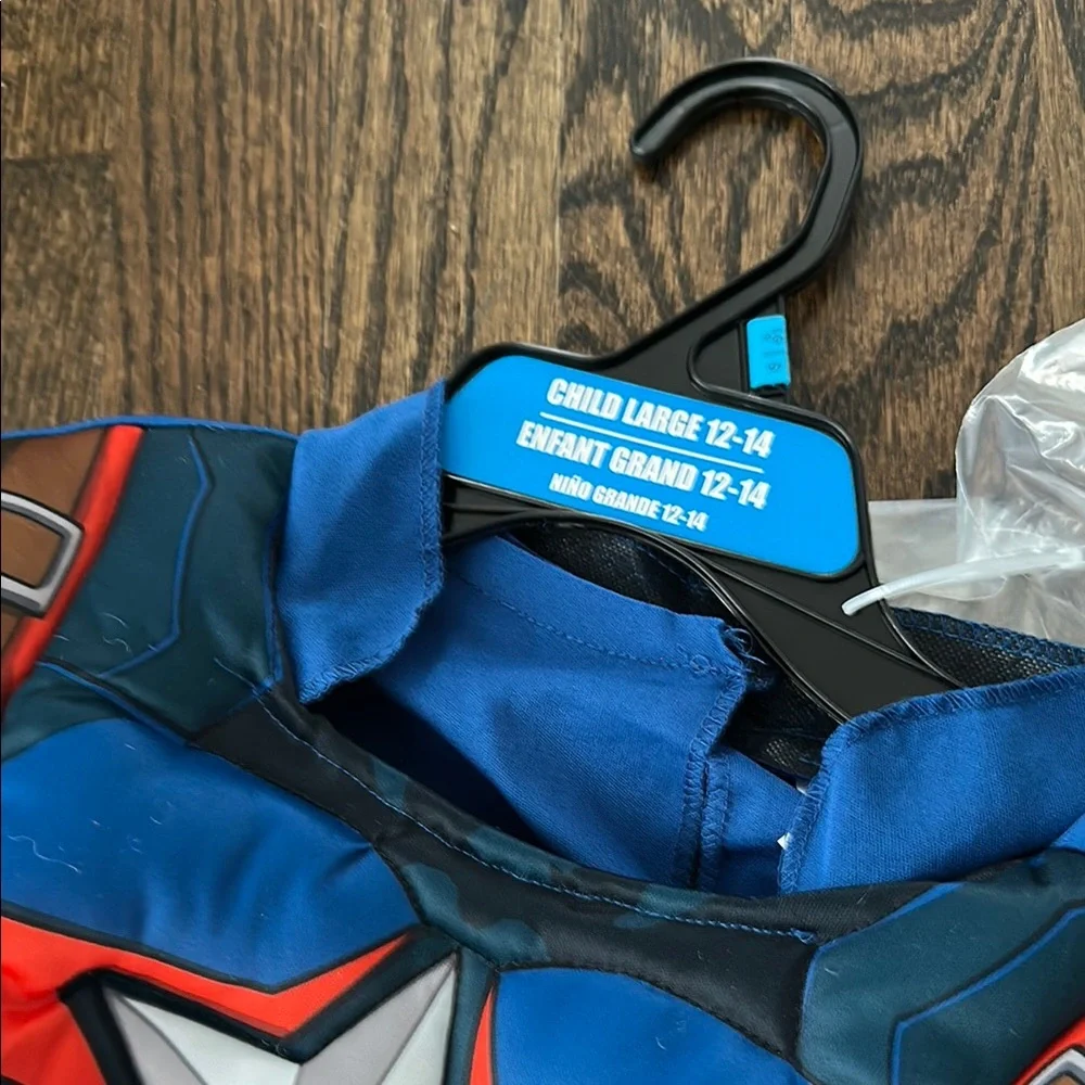Captain America Kids Costume - Blue, Red, White 12-14
